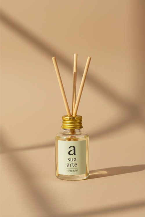 Difusor de varetas 40ml personalizado em frasco PET com etiqueta da sua marca – Ambaris
