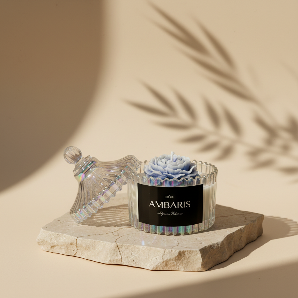 Vela Aromática Flor de Figo - Fotografia Profissional