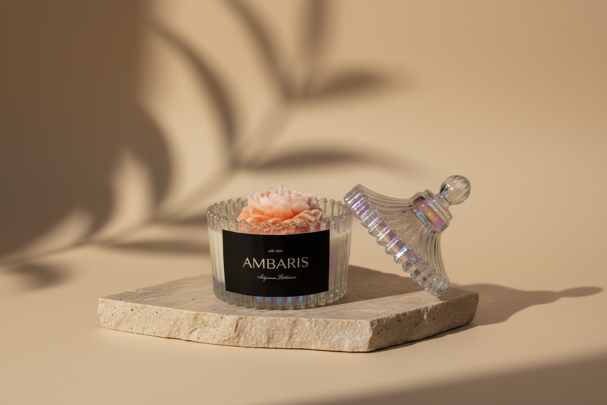 Vela Aromática Makassar - Fotografia Profissional